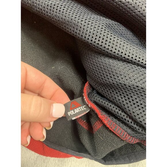 Vintage L.L.Bean Jacket Mens Large Red Polartec Fleece Full Zip Warm Lightweight - Picture 10 of 11